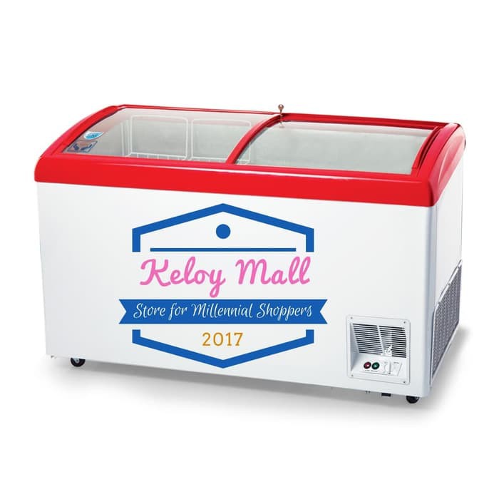 Freezer Friser Kaca Pembeku MURAH 300 Liter UFH300C Shopee Indonesia