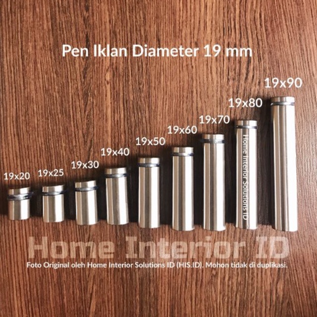 

Pen Iklan 19 x 20 mm Stainless Steel