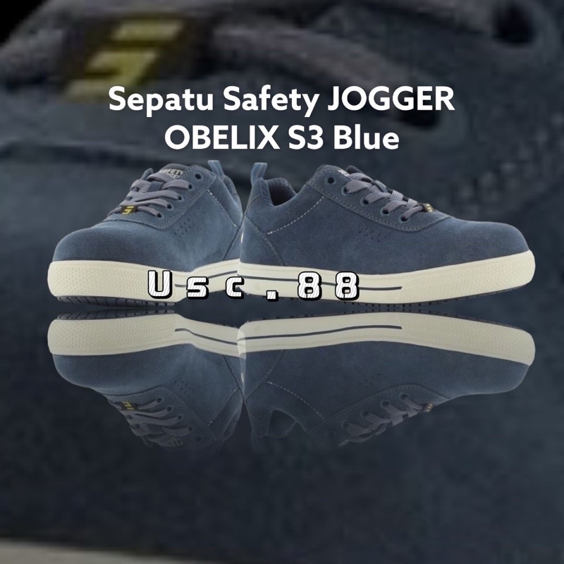 Sepatu Safety Jogger OBELIX S3 SRC ESD BLUE