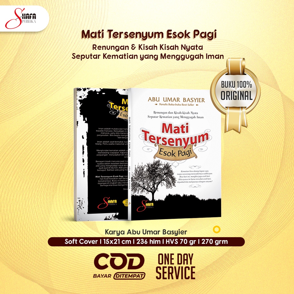 Buku Mati Tersenyum Esok pagi/Renungan Kematian/Shafa Publika