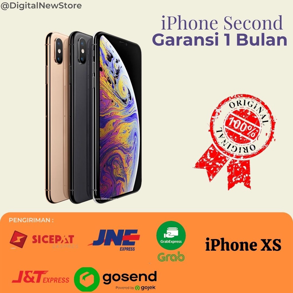 iphone XS 64GB 256GB 512GB Second Original - Like New