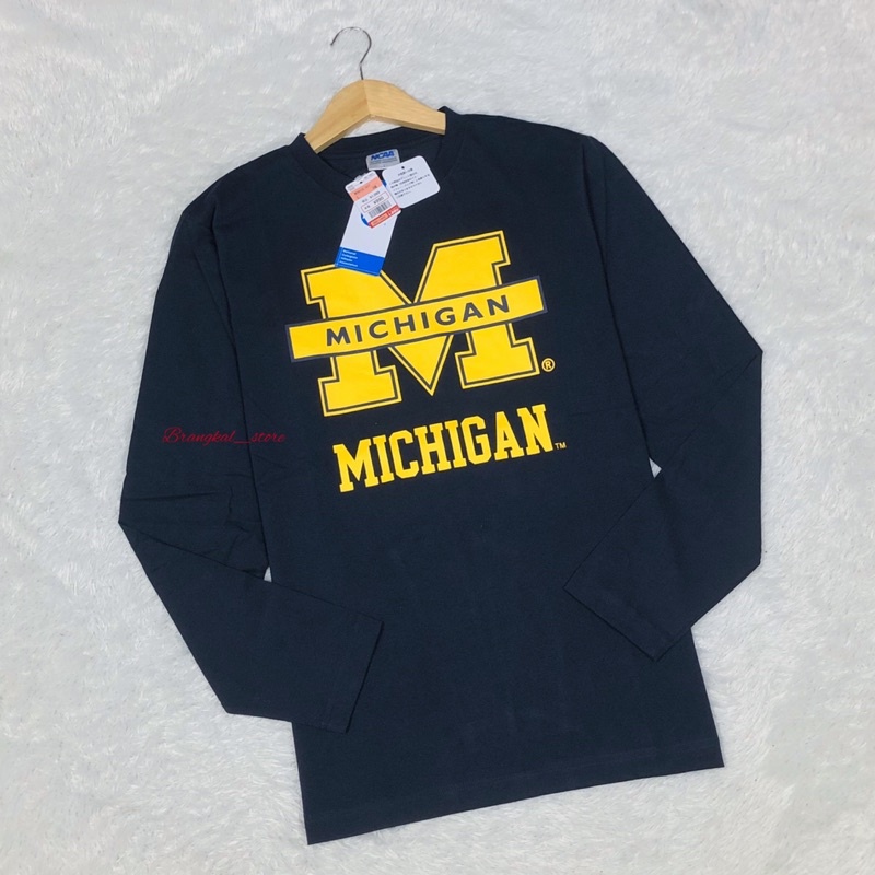 KAOS LENGAN PANJANG MICHIGAN BY NCAA