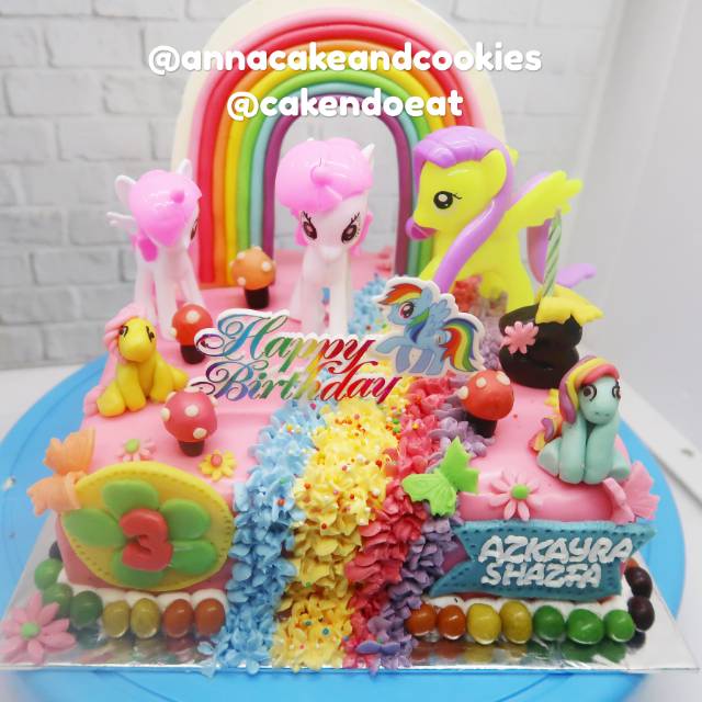 

Cake ulang tahun little pony