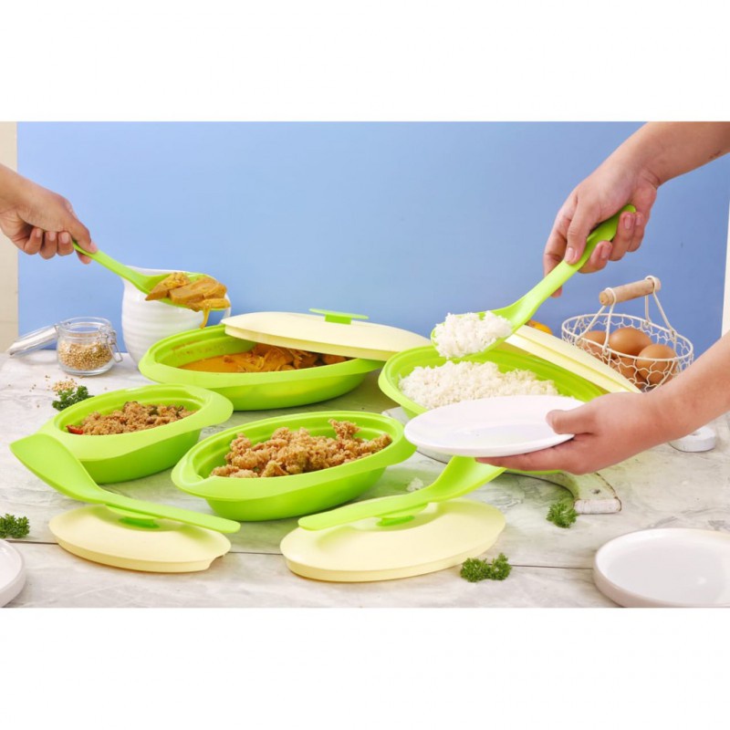 RUBY Set Tempat Prasmanan Set Wadah Sayur Wadah Saji Tempat Sayur Mangkok Sayur Prasmanan bisa cod