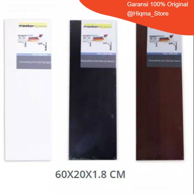 Ace Hardware Siku & Rak Dinding  60x20x1.8 Cm Kayu Masterspace - Papan Dinding Kayu