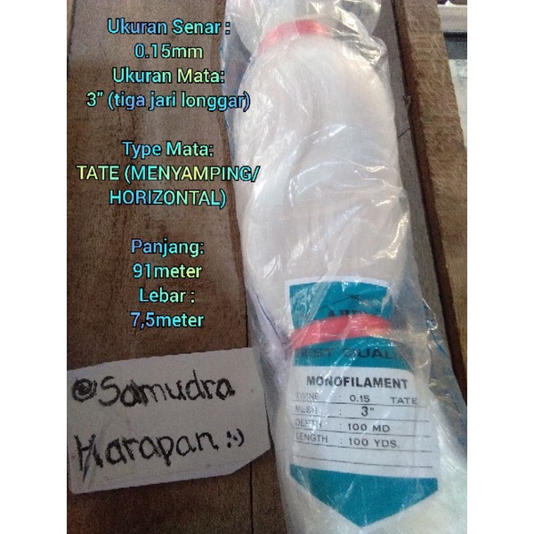 Jaring jaring 0.15 MS 3" 100x100 TATE ARIDA