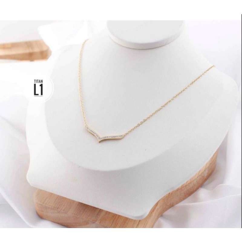 Kalung Dewasa Rantai Fuji Gold Permata Perhiasan Fashion N29062202