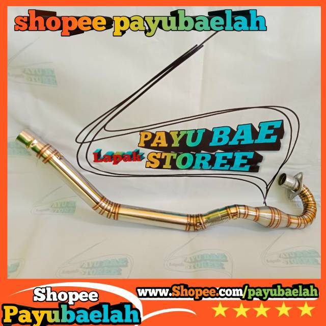 Leher knalpot megapro trail glpro tiger modif rangka klx trail tril leheran full stainless