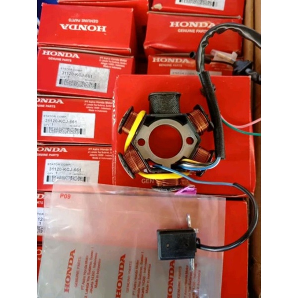 spull assy honda tiger stator comp spul pulser honda tiger old lama tiger revo kcj