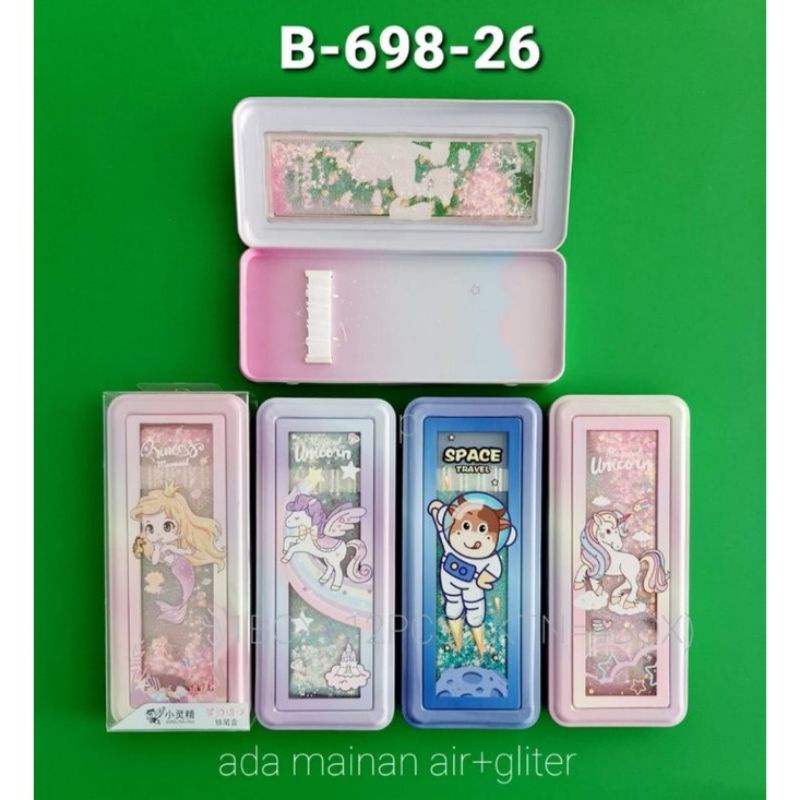 

Tempat Pensil Manik ada gliter n air B 698 26