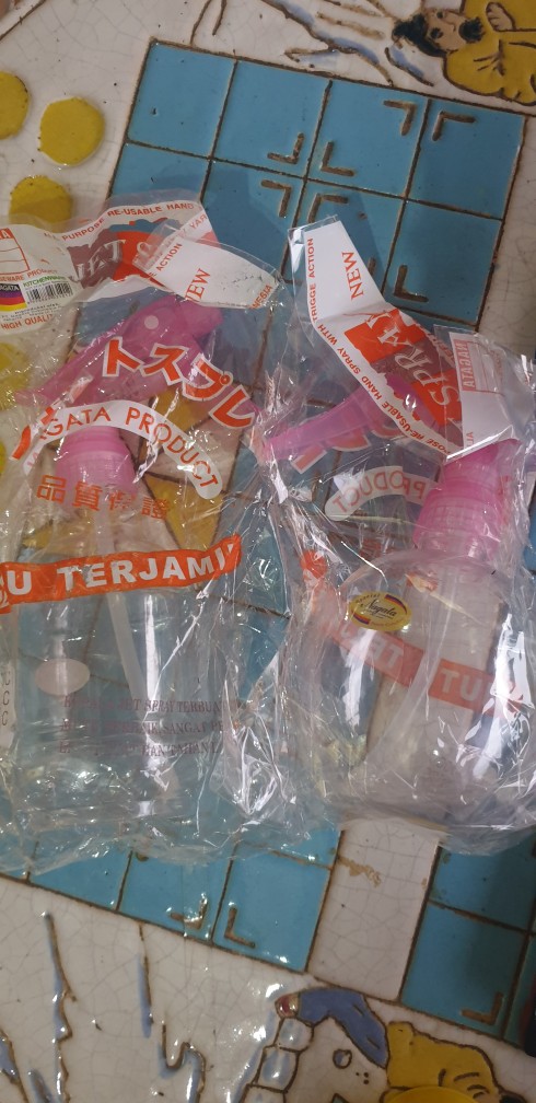 Botol Air Semprot Spray Transparant Nagata 450cc - 500 Cc