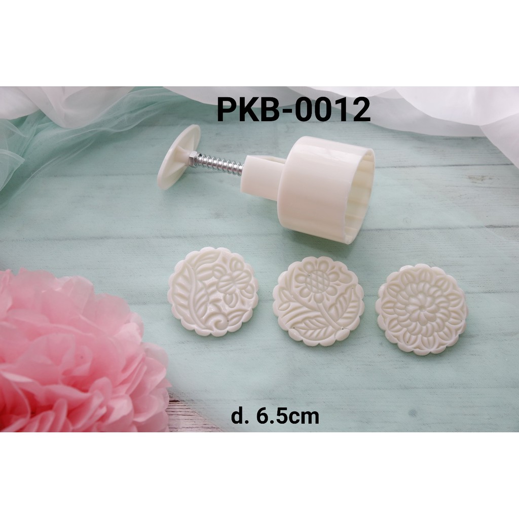 PKB-0012 Cetakan kue bulan cetakan mooncake 100gr plunger bulat yamama baking