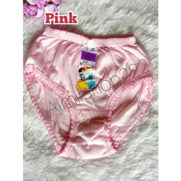 3 Pcs Celana Dalam Anak Cewek Rempel Murah/CD Anak Polos SMB