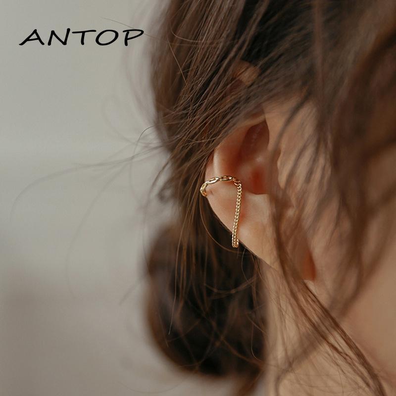 Anting Klip Tanpa Lubang Telinga Model Simple