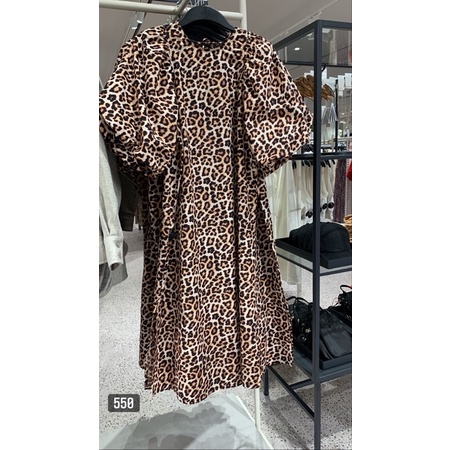 dress HnM leopard original