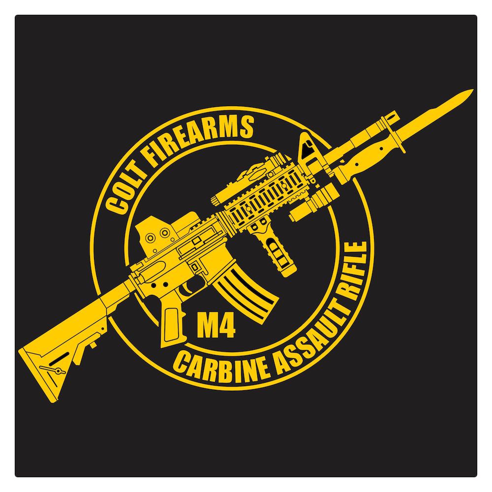 Colt M4 Carbine series 5 Cutting Sticker