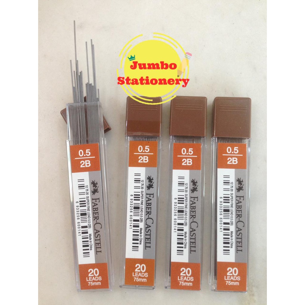 Isi Pensil Mekanik Faber Castell Pensil Lead 0.5 2B