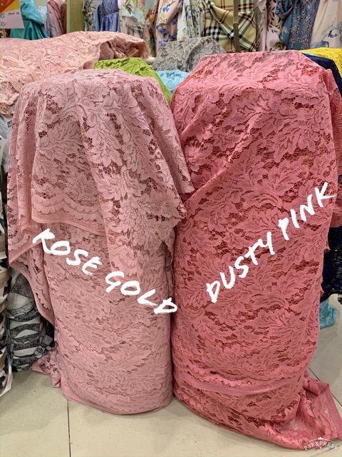 kain Brokat lace gliter