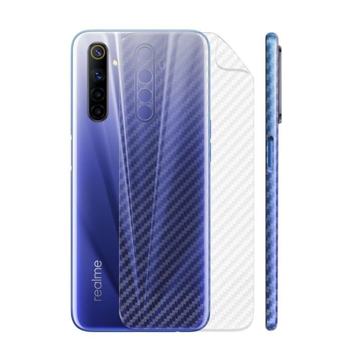 Back skin Carbon Realme 6 - Skin Carbon Realme 6 Realme Narzo Biasa - SC