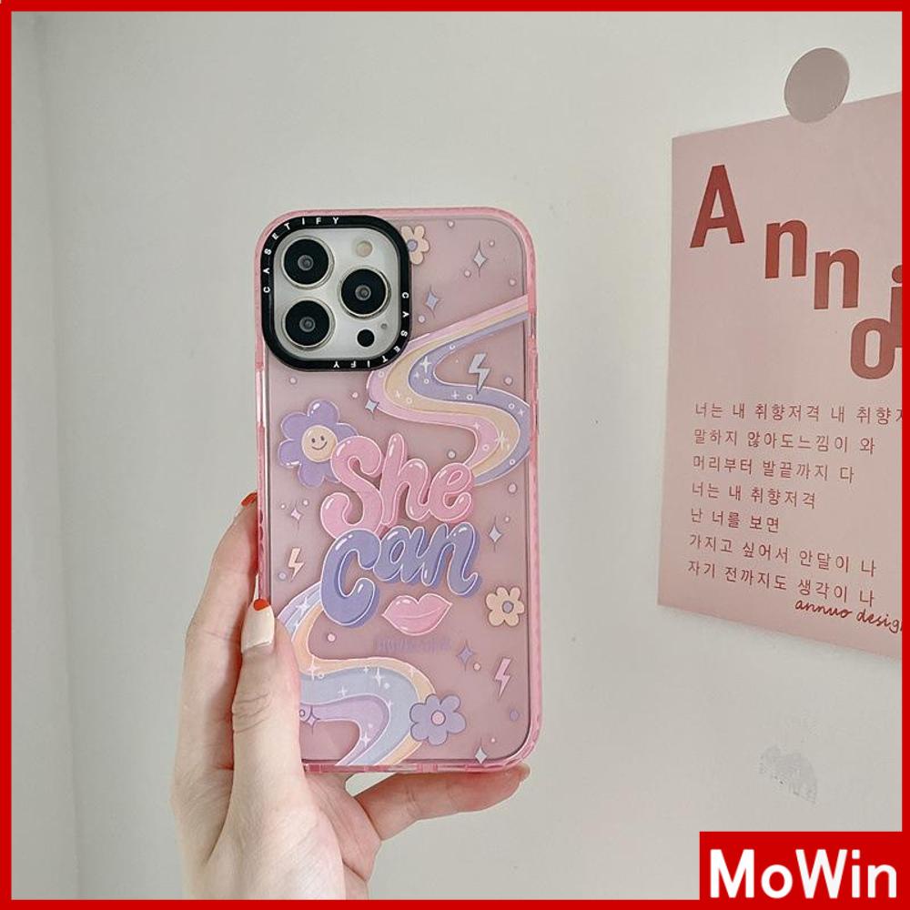 iPhone Case Silicone Soft Case Fluorescent Color Thickened Shockproof Protection Camera Pink Cute Cartoon Compatible For iPhone 11 iPhone 13 Pro Max iPhone 12 Pro Max iPhone 7 Plus