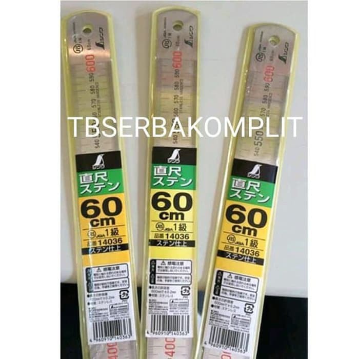 

[SIAP KIRIM] Penggaris Shinwa 60Cm Japan 24In 24 In 60 Cm 600Mm 600 Mm Stainless TERBATAS