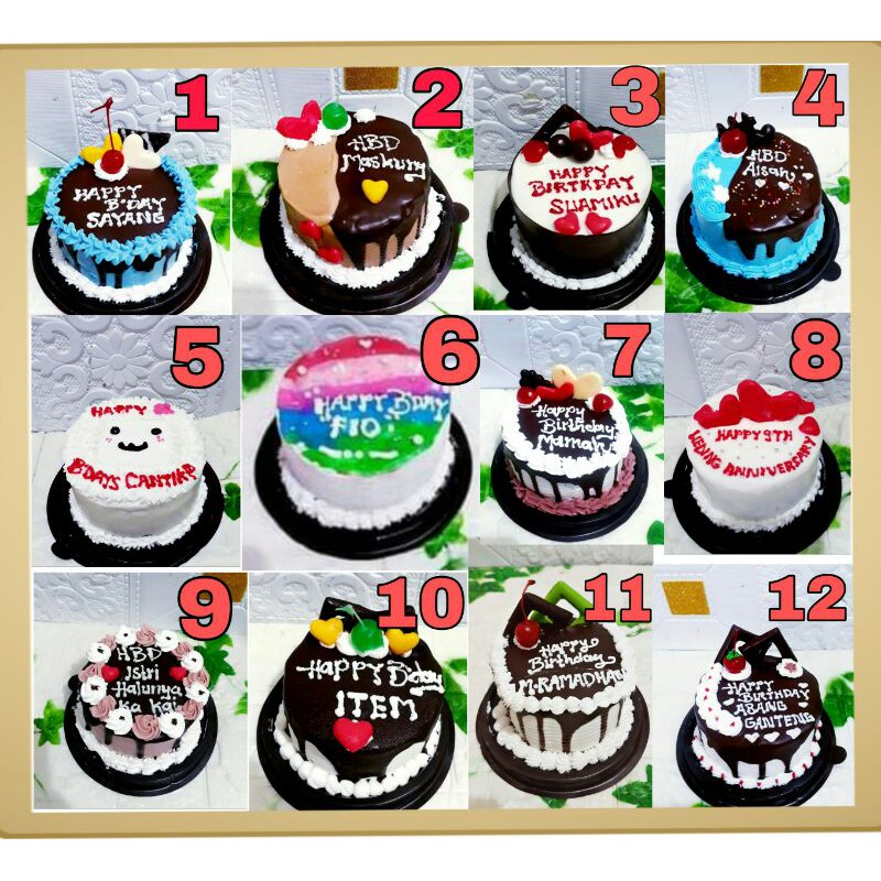 

Minicake ulang tahun