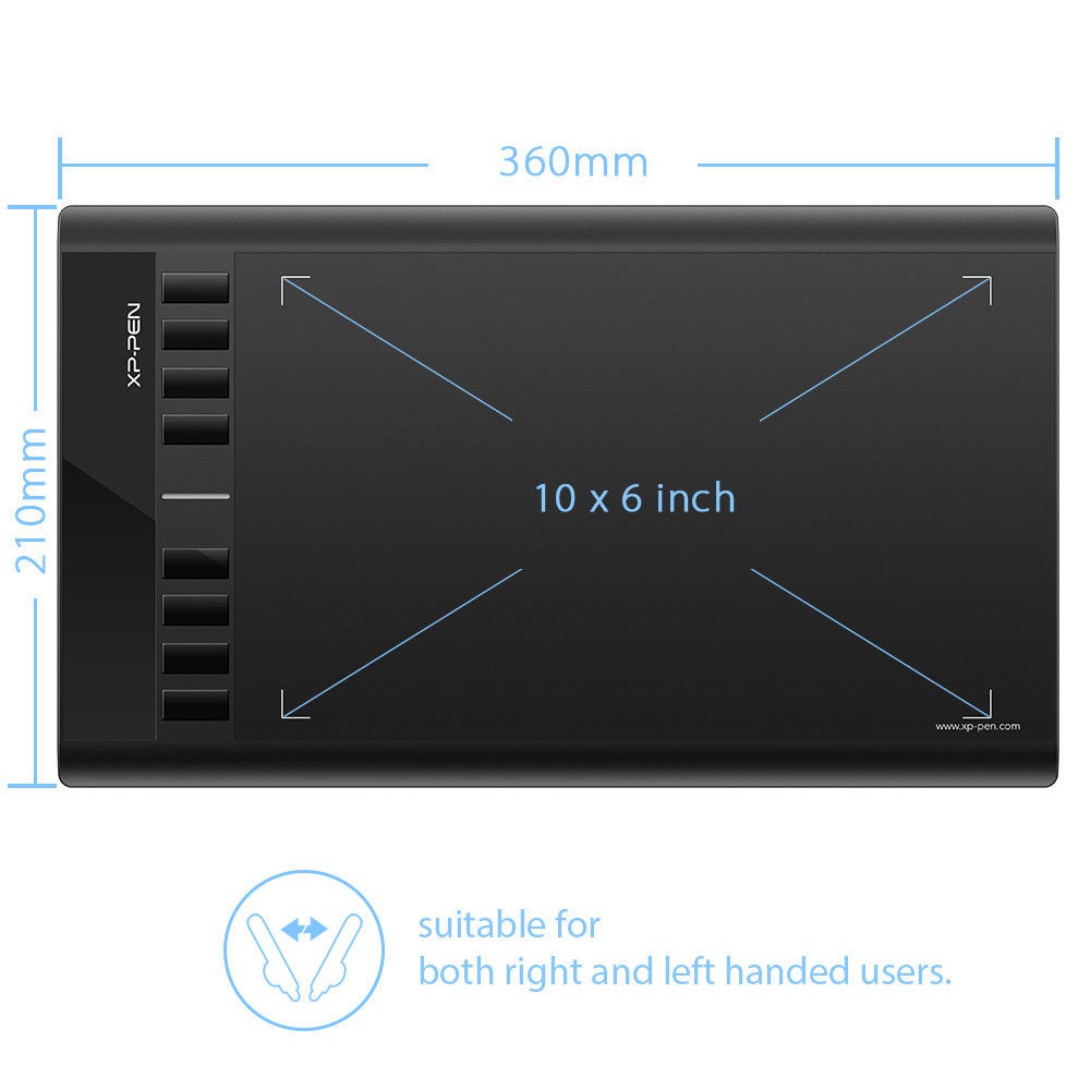 XP pen star 03 Pro V2 Drawing pen tablet 8192 pres level garansi 2 tahun