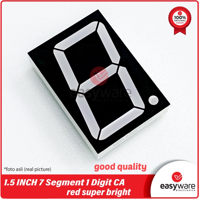 7 Segment 1.5 INCH CA Super Bright KEM Original LED SEVEN SEGMENT