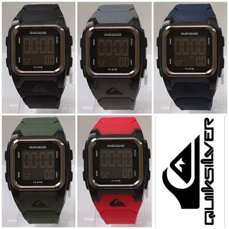 (Terima Cod)Jam Tangan Pria 511/Quicksilver Sergi Digital Persegi