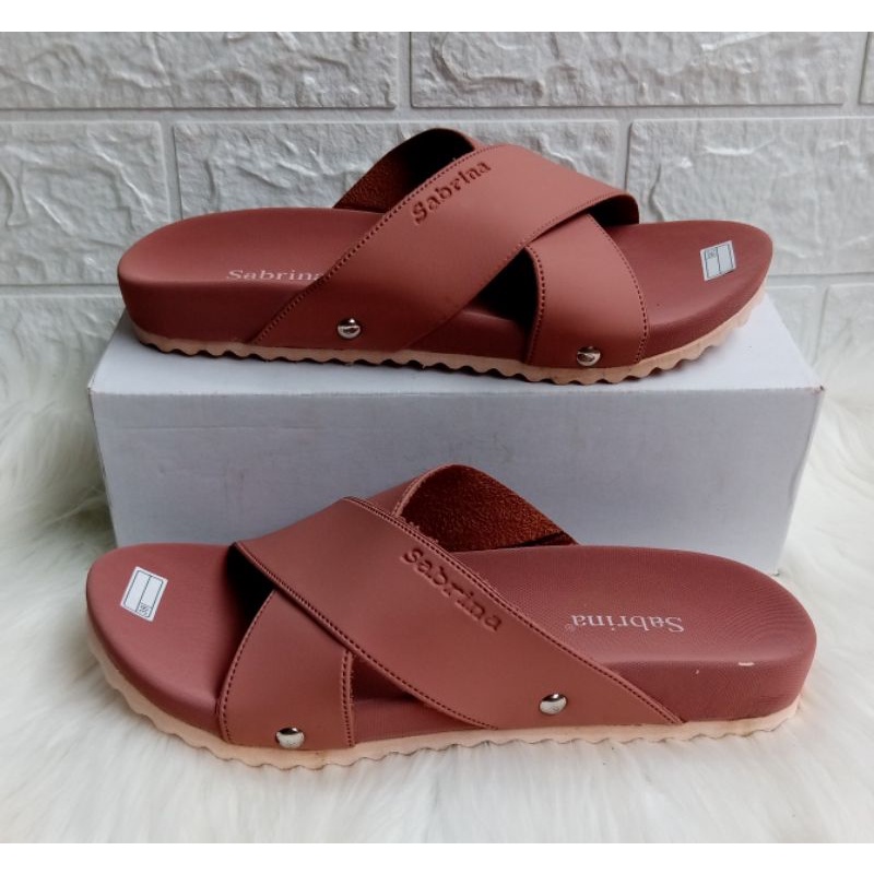 Teplek Wanita Murah Sandal Wanita Selop Silang Terbaru
