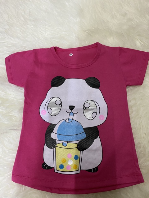 Kaos anak cewek (PANDA) 2-9 tahun