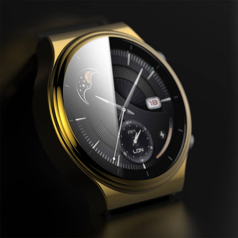 Casing Pelindung Huawei GT 3 2e 2 Pro 46mm Bahan TPU Dengan Bumper Pelindung Layar