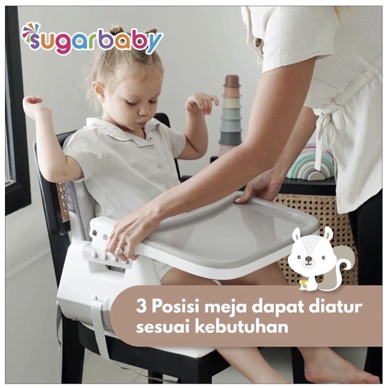 Makassar! Sugarbaby Fun Chair (Convertible Baby High Chair 6in1)