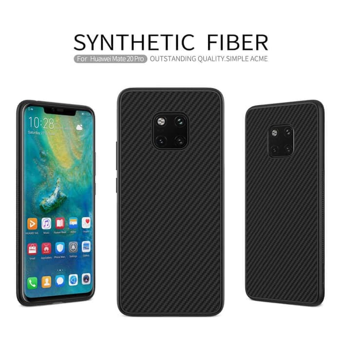 HUAWEI MATE 20 PRO NILLKIN SYNTHETIC FIBER CARBON HARD CASE ORIGINAL