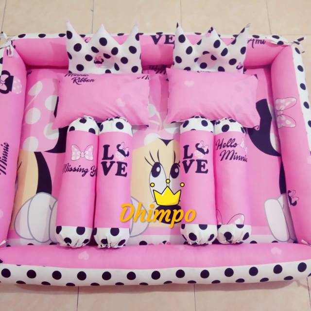 Kasur bayi kembar Micky mouse