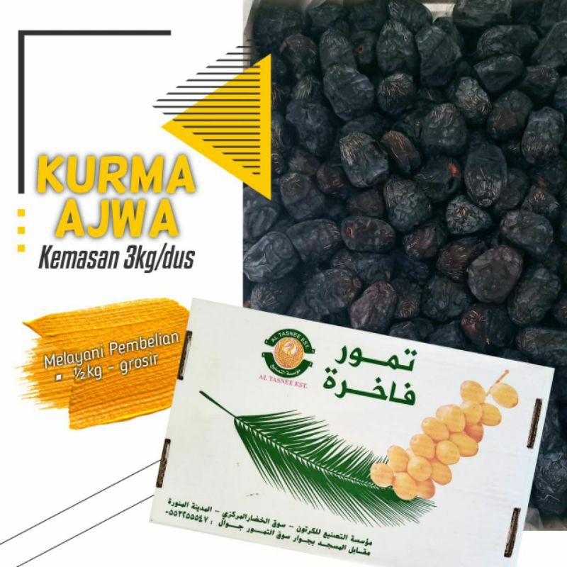 

Kurma Ajwa Jumbo Mix Madinah 3kg