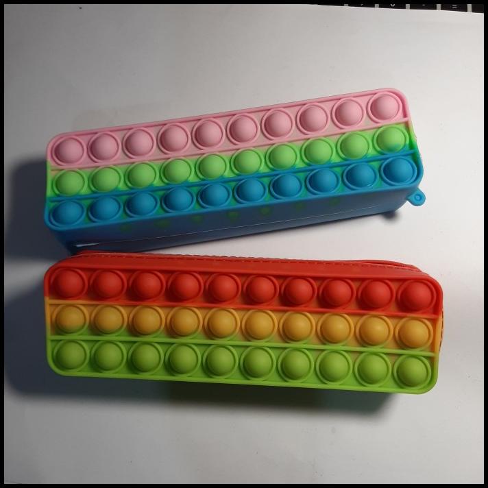 

Tempat Pensil Kotak Pensil Pop It Warna Push Pop Persegi Panjang
