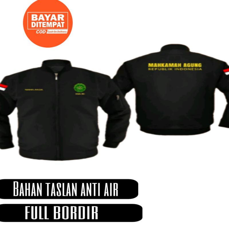 jaket Boomber mahkamah agung full bordir