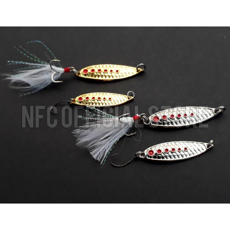 Lure Metal Spoon 5 gram &amp; 7 gram dengan warna SUPER KILLER Rekomendasi untuk Ultralight Casting