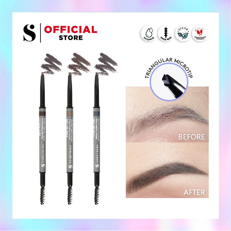 BPOM Somethinc BROW MATTERS Retractable Triangle Eyebrow Pensil Alis Tip Segitiga Eye Brow