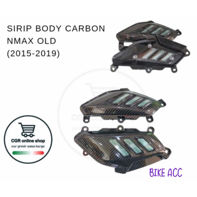 Body Samping Sirip Hiyu Yamaha Nmax Old Nmax 2019 Carbon