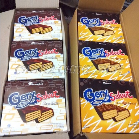 

Gery Salut Saluut Wafer Coklat Choco Hazelnut isi 24