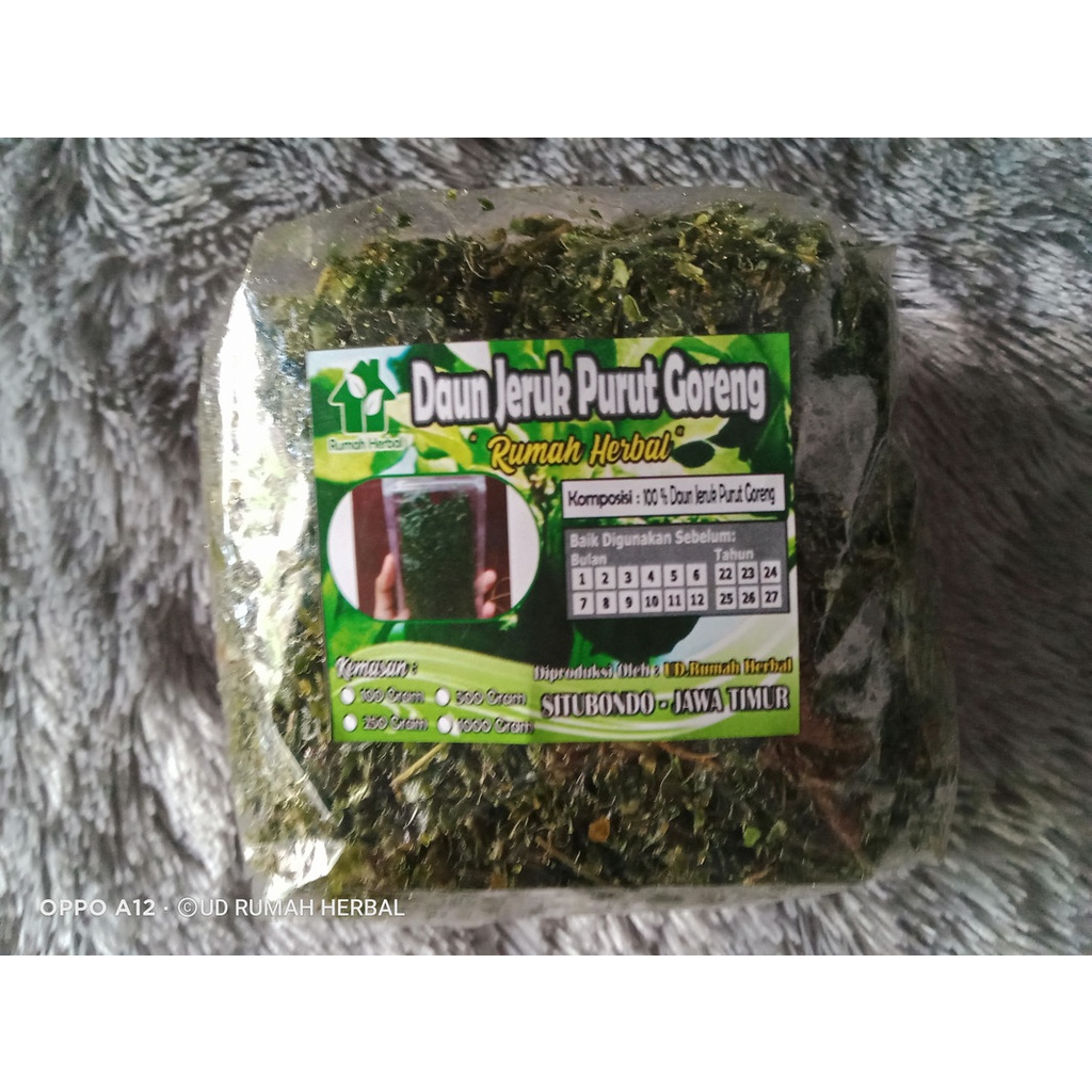

Daun jeruk bubuk kasar siap saji kemasan 1kg