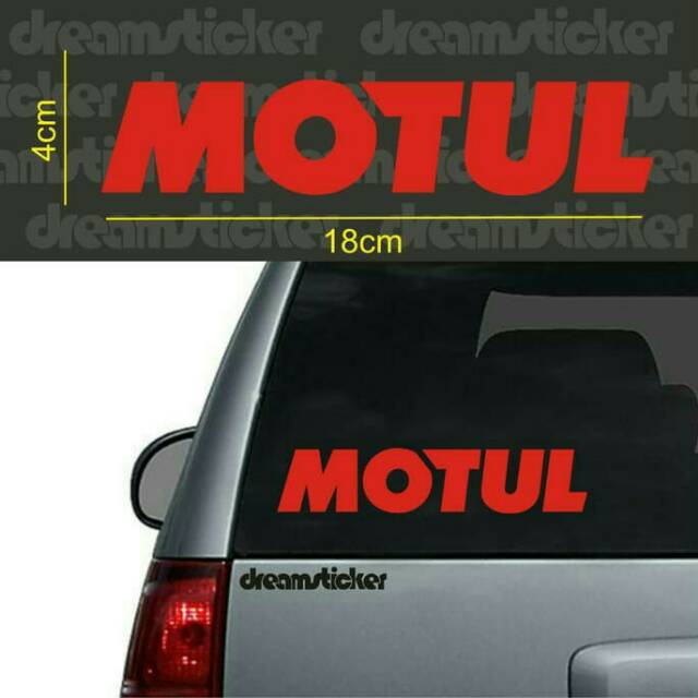 Sticker Stiker Mobil Motul 02