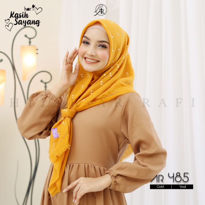 Hijab segiempat arrafi jilbab segiempat kerudung segiempat  Ar kode 485