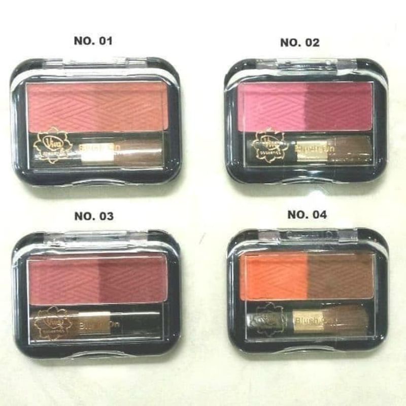 BLUSH ON VIVA DUO COLOR WARNA