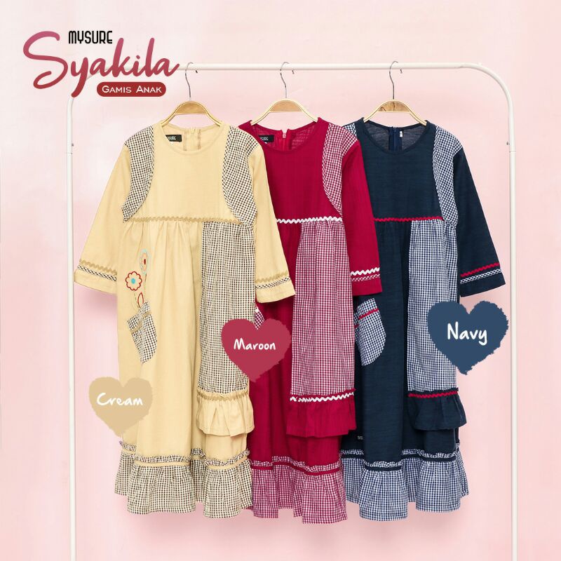 gamis set anak syakila mysure