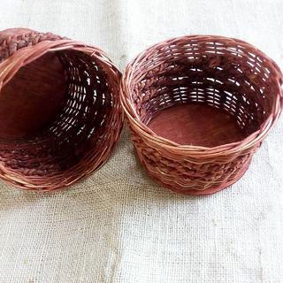 Wadah Pot  Rotan  Cokelat Diameter 17 cm ce Shopee  Indonesia