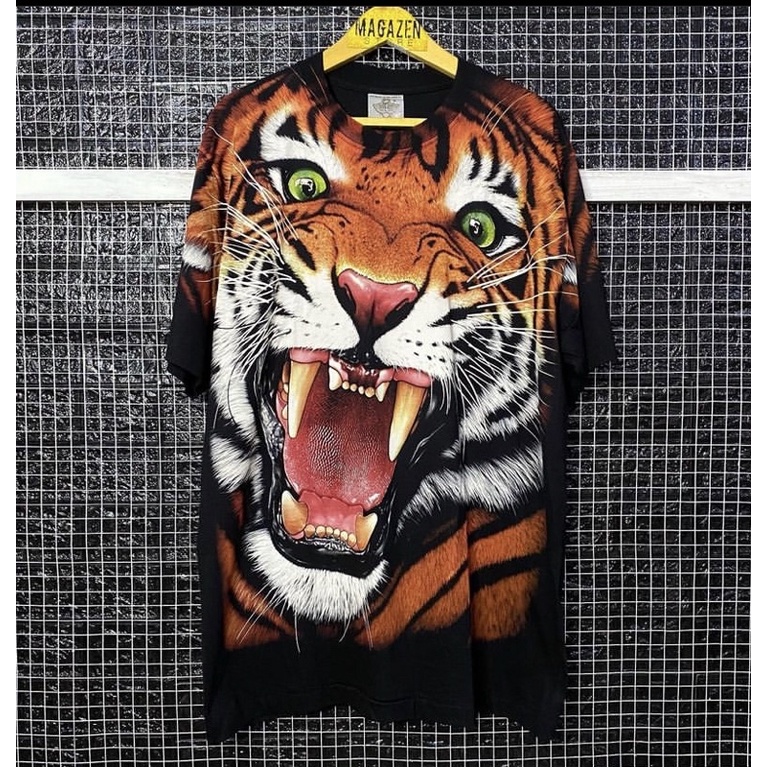 SOLD kaos bootleg the roxx rock eagle tiger aop