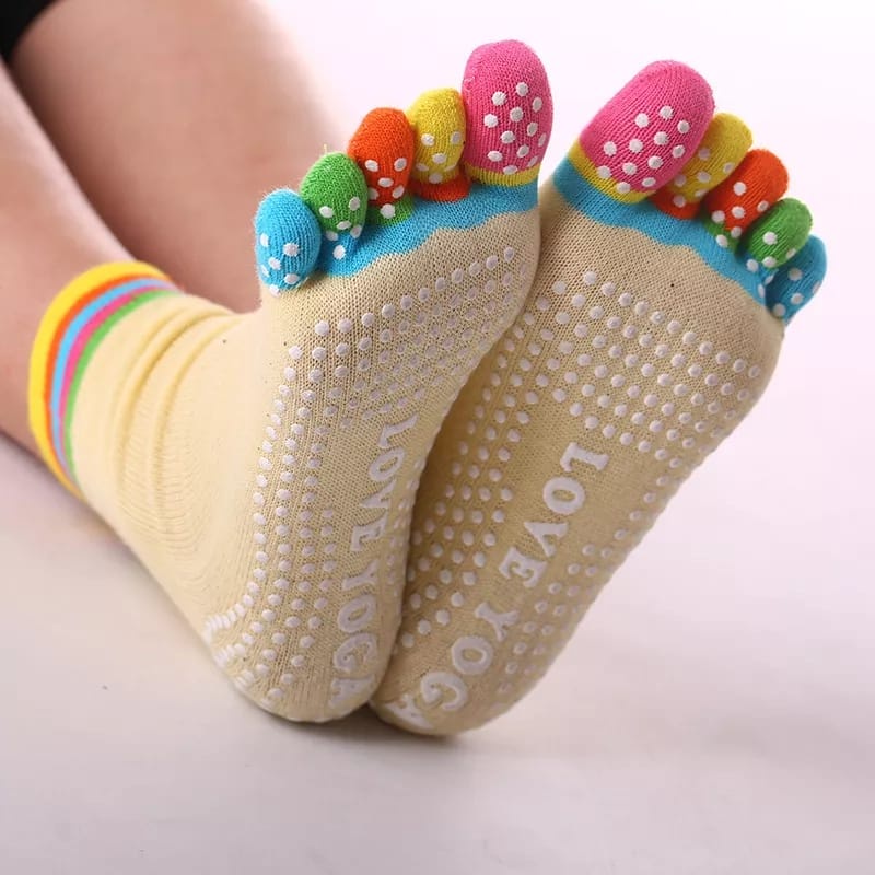 Kaos Kaki Yoga Dewasa Anti Slip Yoga Socks